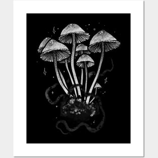 shrooms Posters and Art